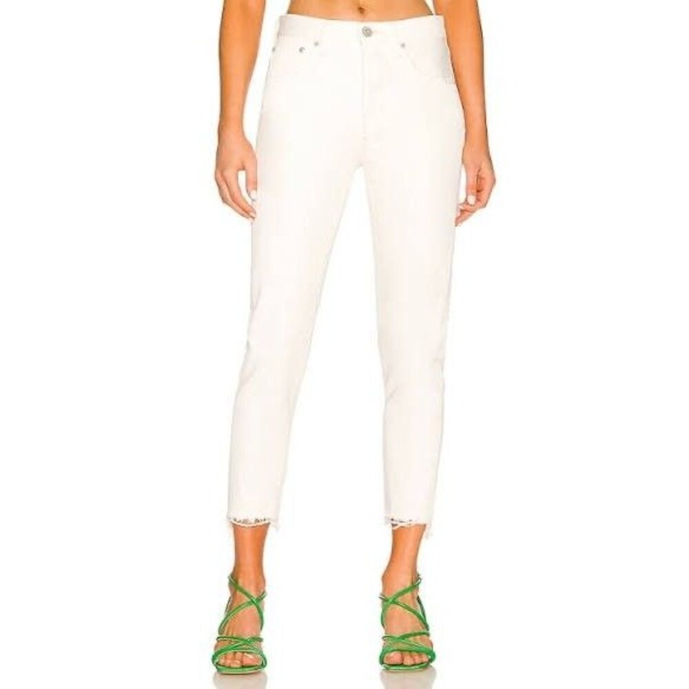 Moussy White Skinny Jeans